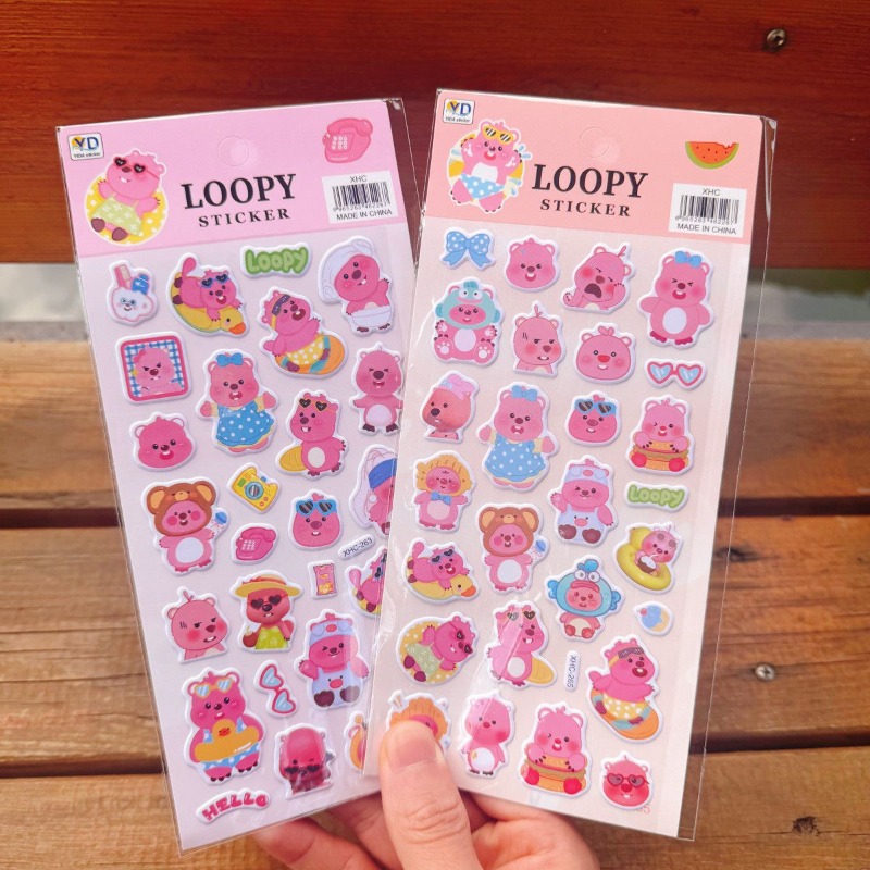 New Pororo Anime Cute Loopy 3D - đánh giá và giá Desk Setup Decor