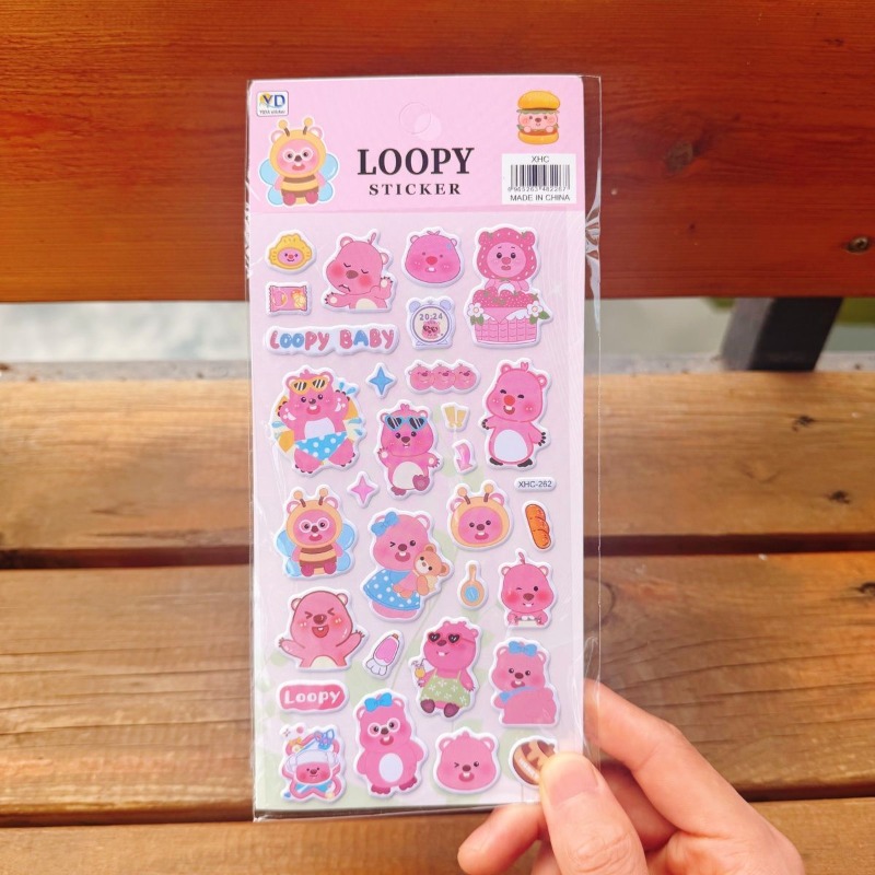 New Pororo Anime Cute Loopy 3D - đánh giá và giá Desk Setup Decor