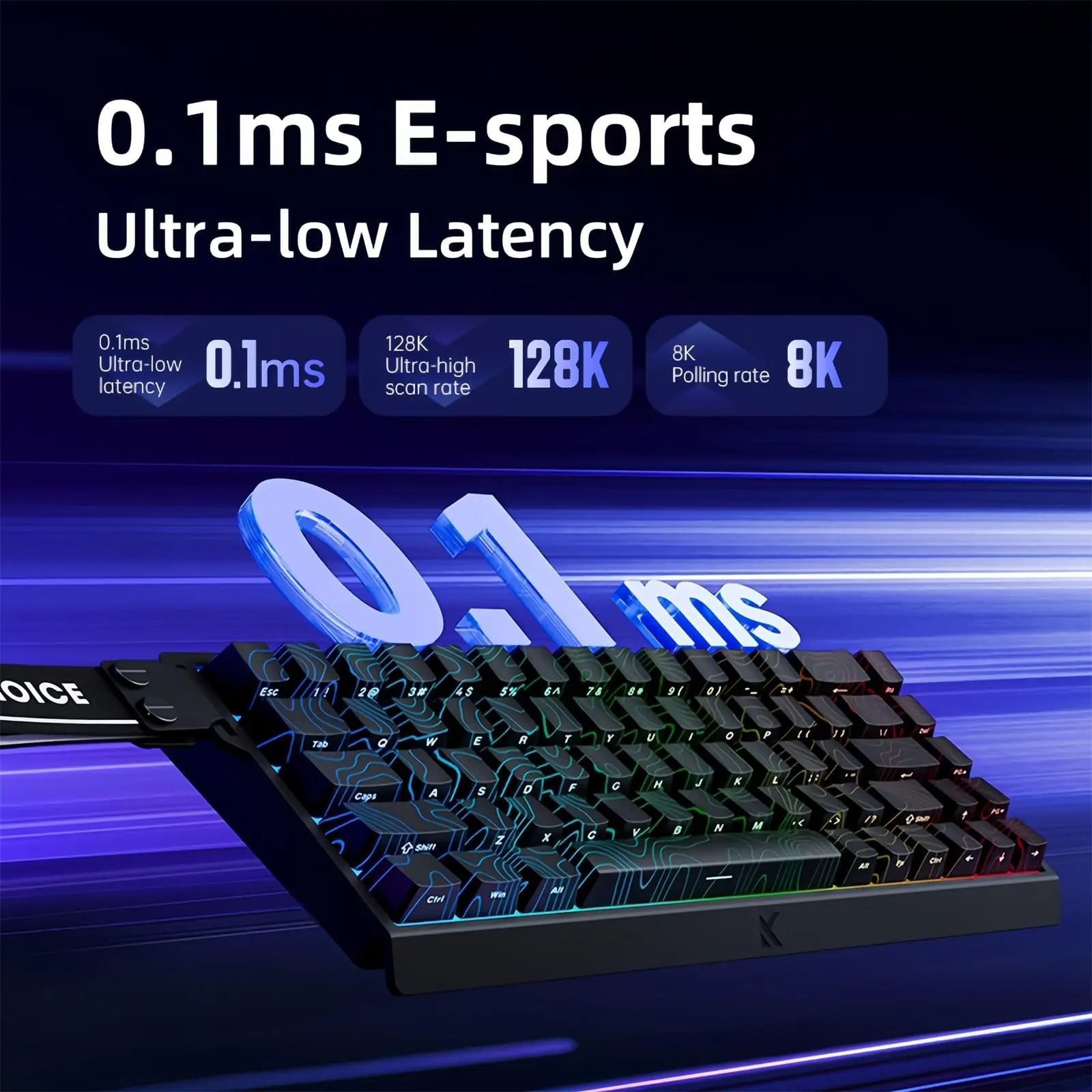 MCHOSE ACE 68 Magnetic Switch  - đánh giá và giá Desk Setup Programmer