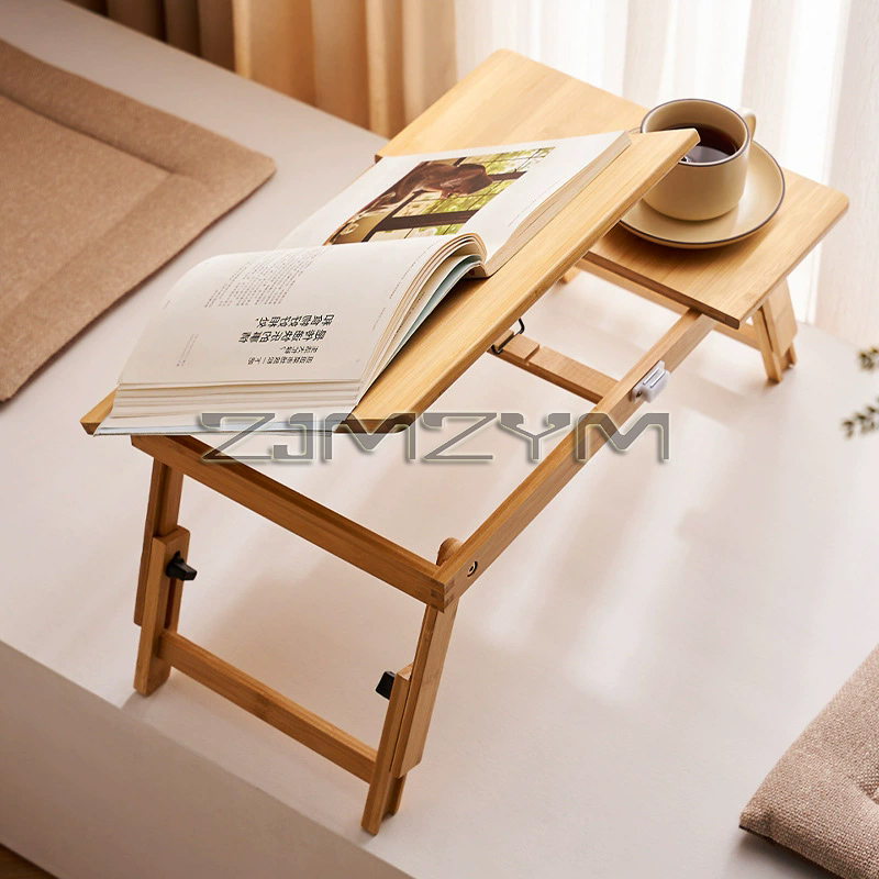 Folding Laptop Table Bamboo Ad - đánh giá và giá Desk Setup Notebook