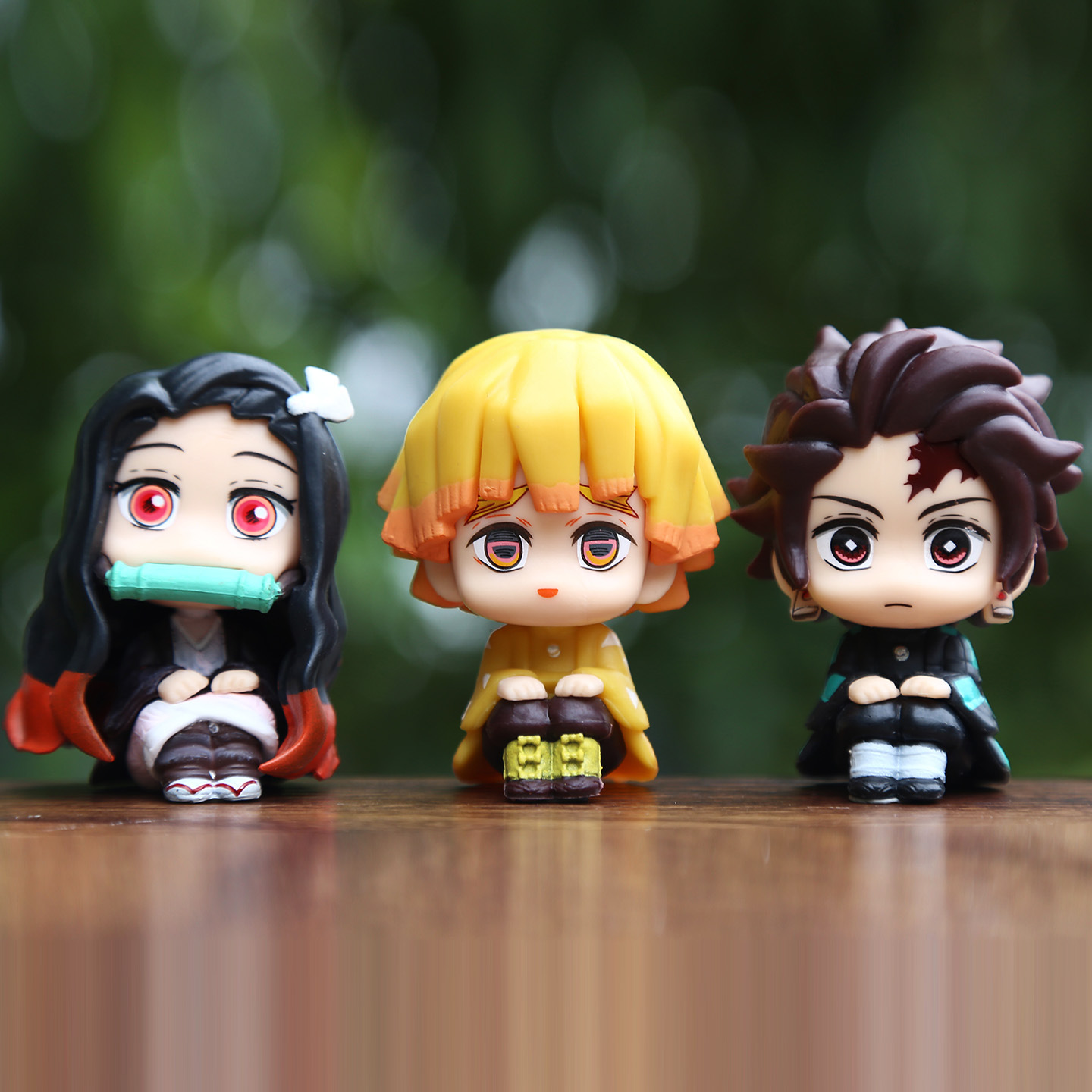 Cute Demon Slayer Chibi PVC Fi - đánh giá và giá Desk Setup Kawaii