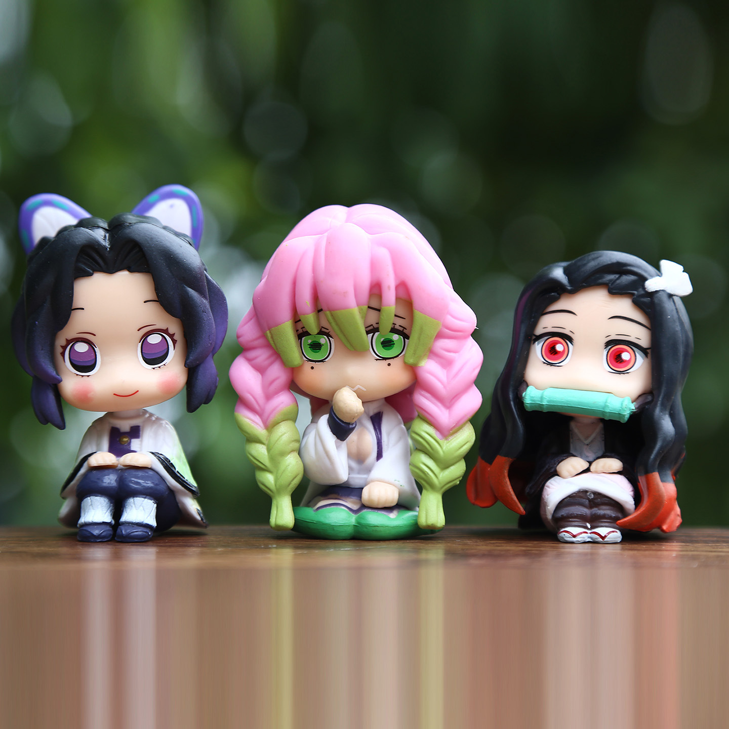 Cute Demon Slayer Chibi PVC Fi - đánh giá và giá Desk Setup Kawaii
