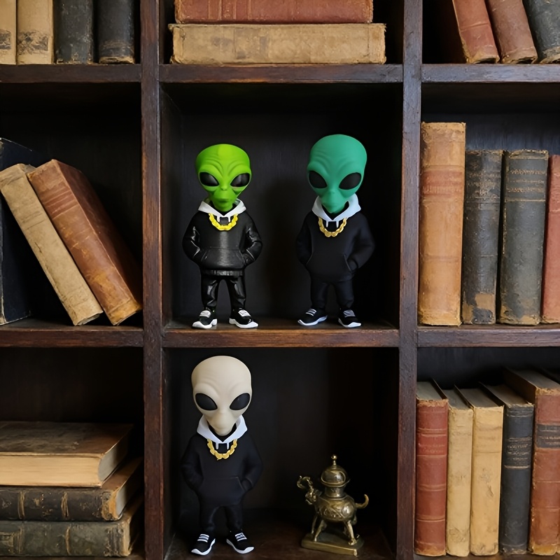 1 Piece Green Alien Figure wit - đánh giá và giá Desk Setup Home
