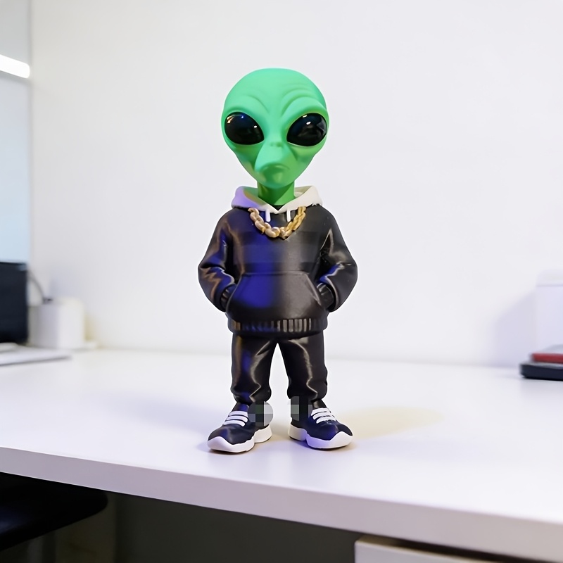1 Piece Green Alien Figure wit - đánh giá và giá Desk Setup Home