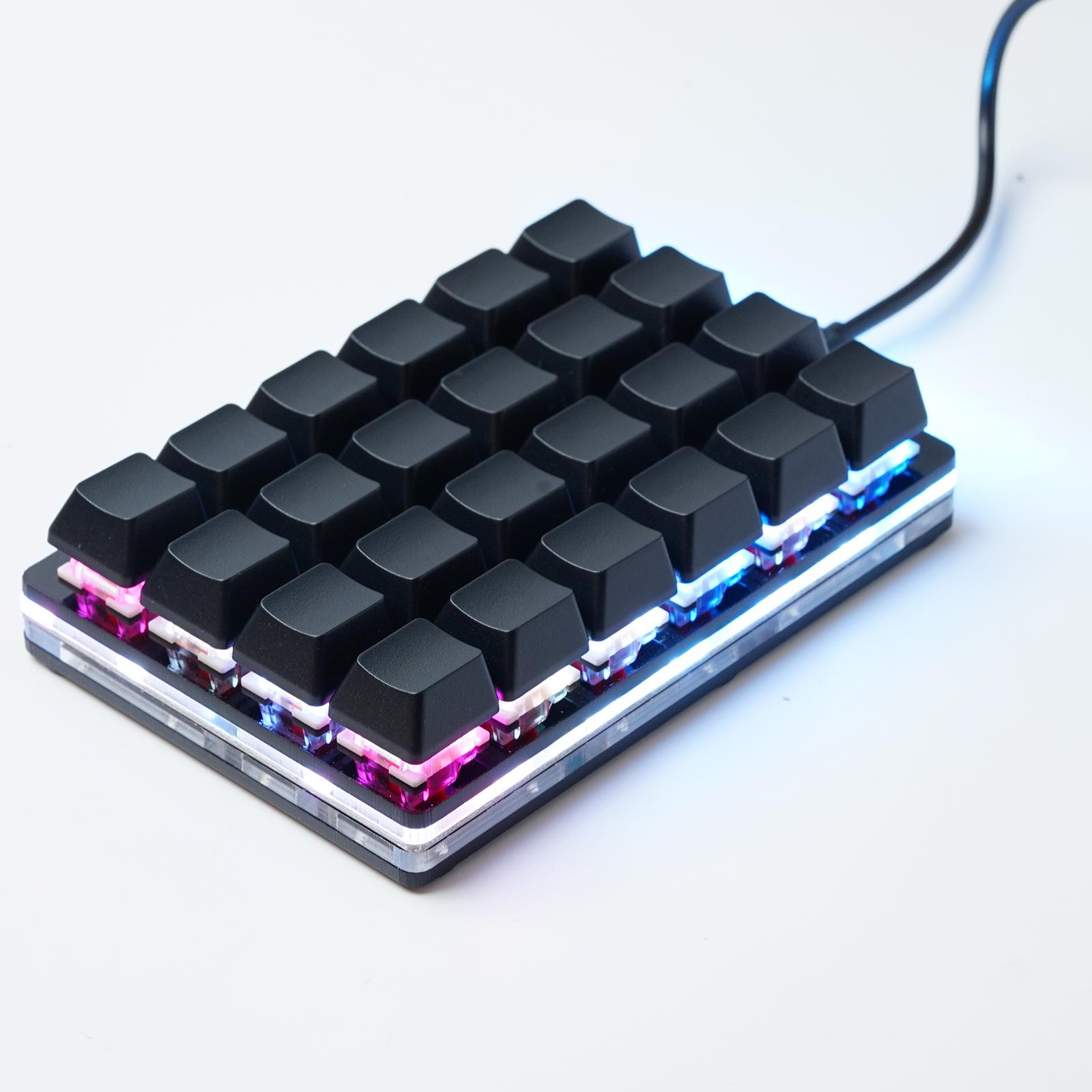 Mini Màu Đen 24 Phím Bàn Phím  - đánh giá và giá Desk Setup Programmer