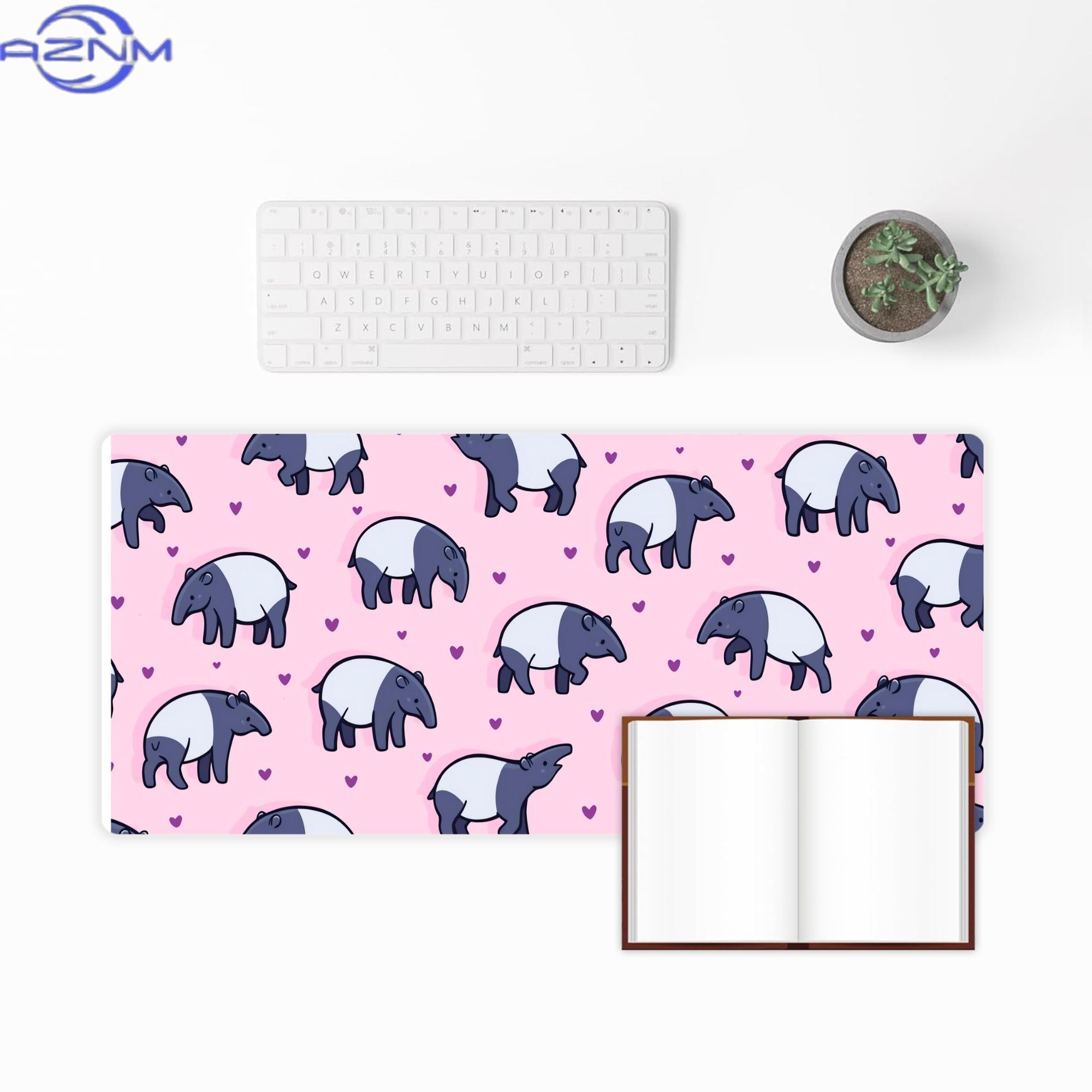 Tiny Tapirs Large Desk Mat for - đánh giá và giá Your Desk Setup