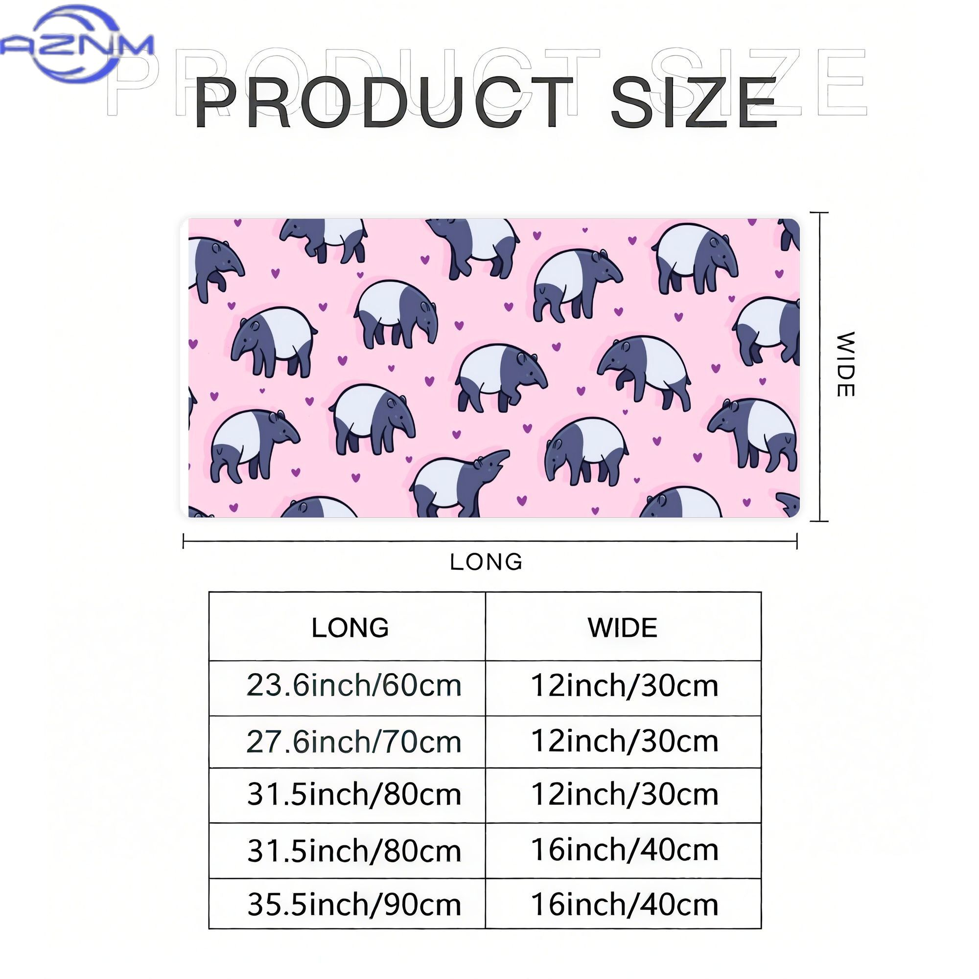 Tiny Tapirs Large Desk Mat for - đánh giá và giá Your Desk Setup