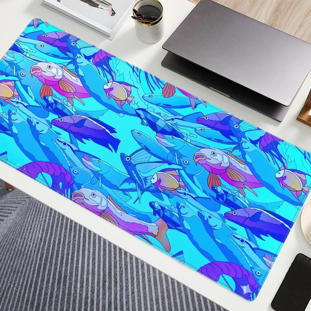 HD Printing Fish Rubber Mouse  - đánh giá và giá Desk Setup Anime